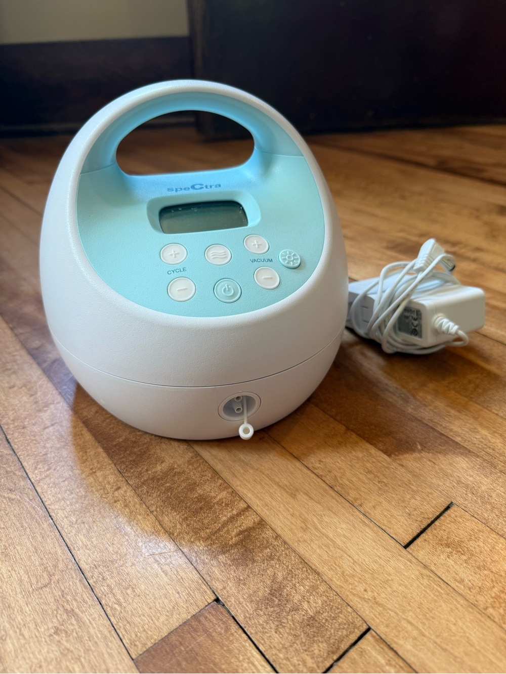 Spectra Electric Breast Pump - White & Light Blue